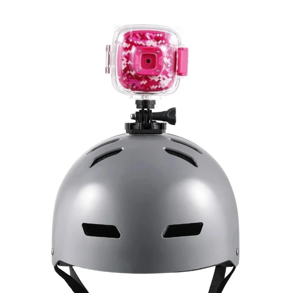 NEW Kids Tech Ultimate‎ Kids Action Camera Photos Videos Waterproof Case Pink
